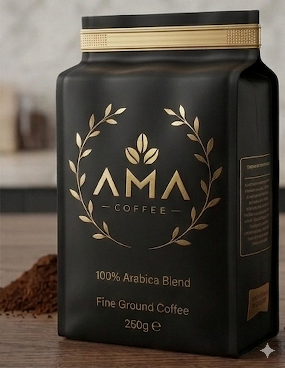 Ama Premium 100% Arabica Blend – Ground Coffee