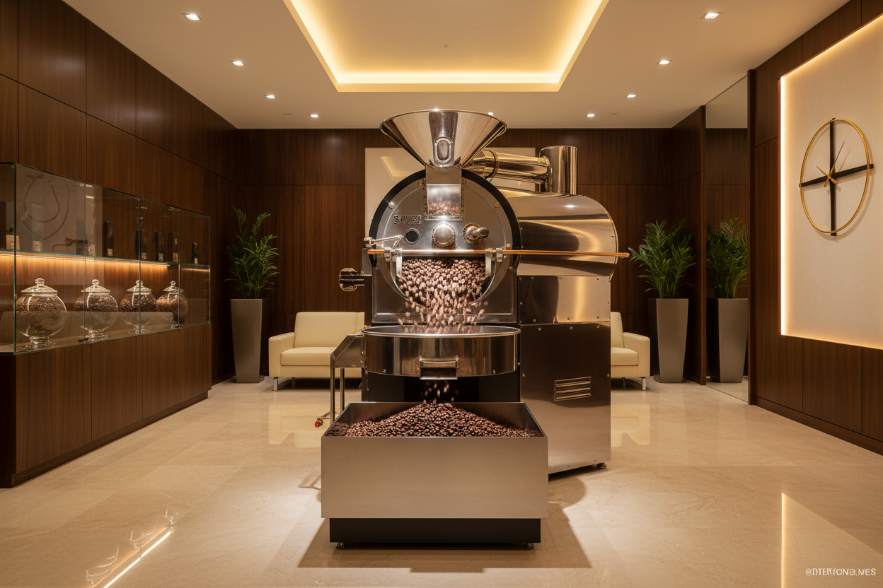 Professional luxury coffee roaster - Lindt style
